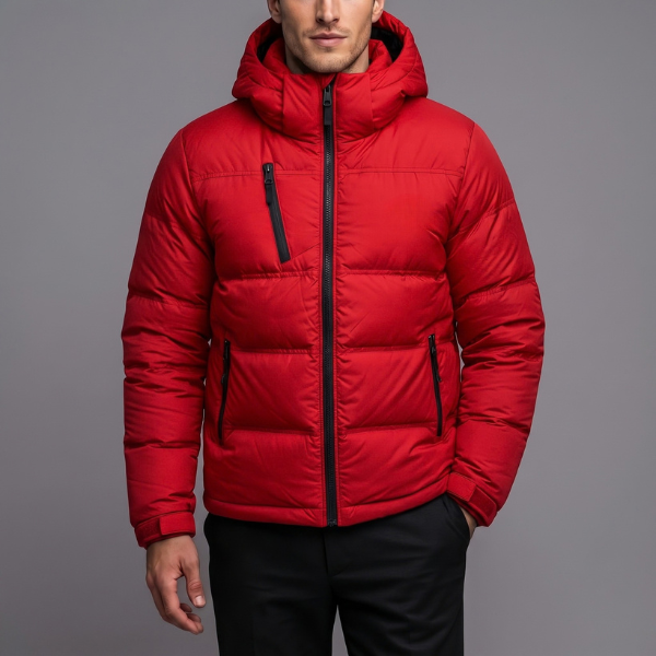 Doudoune Homme Chaude à Capuche – Collection Hiver 2026/27