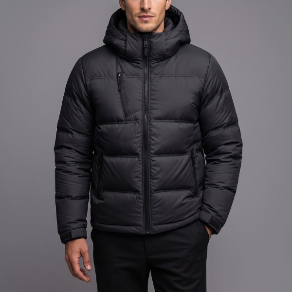 Doudoune Homme Chaude à Capuche – Collection Hiver 2026/27